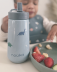 Gourde à paille avec couvercle rabattable noüka 14 oz, Collection Henry - Dino
