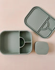 Boîte à déjeuner hermétique en silicone taille M noüka - Fougère