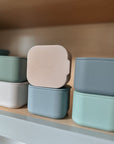 noüka Mini pots à collation, lot de 2 - Rose poudré/Poussière