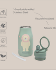 Gourde en acier inoxydable noüka 300 ml Collection Lucie - Kiko le toucan