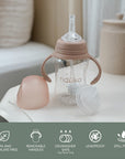 Ensemble de pailles lestées de rechange et brosse de nettoyage noüka pour tasse à paille lestée/tasse à bec de transition
