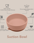 noüka Suction Bowl - Lily Blue