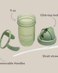 Gobelet avec paille noüka 265 ml - Mousse