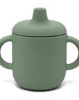 Gobelet d'apprentissage anti-fuite en silicone noüka - Fougère