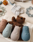 noüka Ensemble de jouets de bain Wobble - Softy Earth