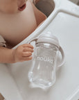 Gobelet de transition à paille lestée noüka 8 oz - Vague