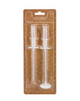 Lot de pailles lestées de rechange et brosse de nettoyage pour tasse à paille lestée noüka 265 ml