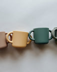 Lot de 2 tasses d'apprentissage noüka - Beurre/Feuille