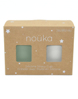 Gobelet à paille noüka 8 oz, lot de 2 - Fougère/Orage clair