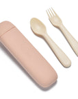 noüka Reusable Utensil Set & Carry Case - Soft Blush