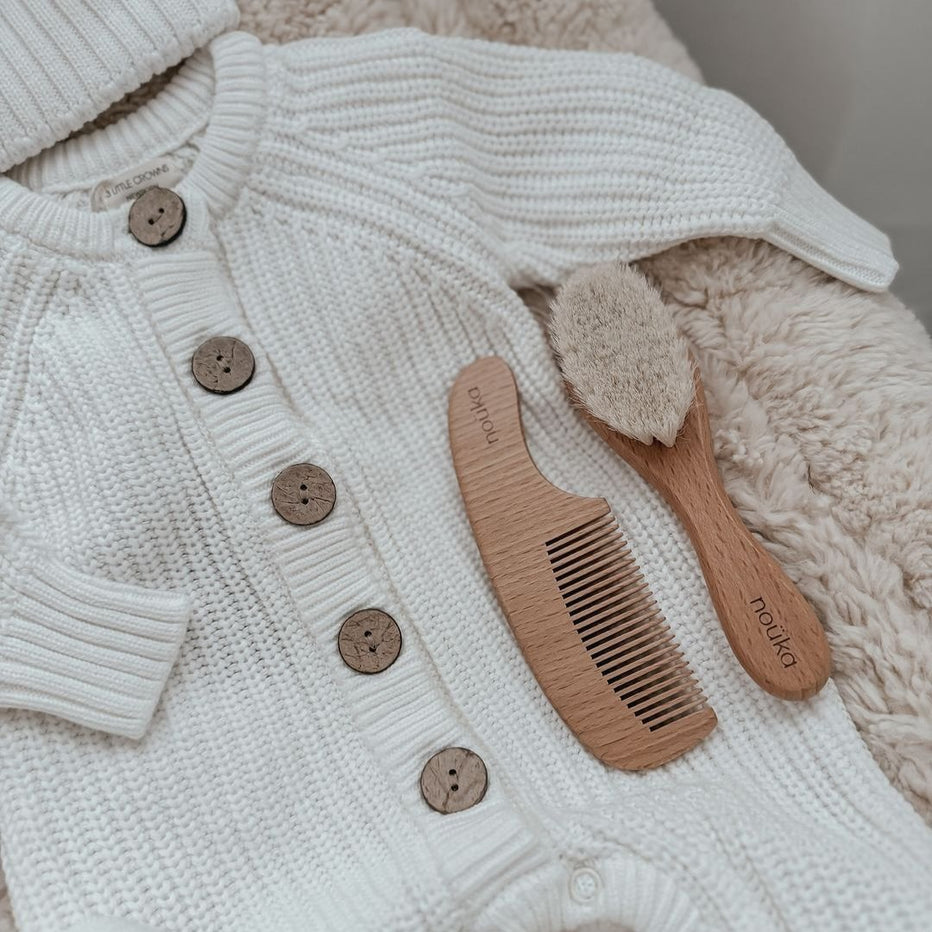 Ensemble brosse et peigne noüka