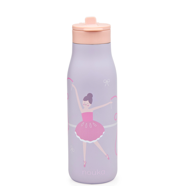 noüka Stainless Steel Drinking Bottle 16 Oz Daisy Collection - Fleur The Ballerina