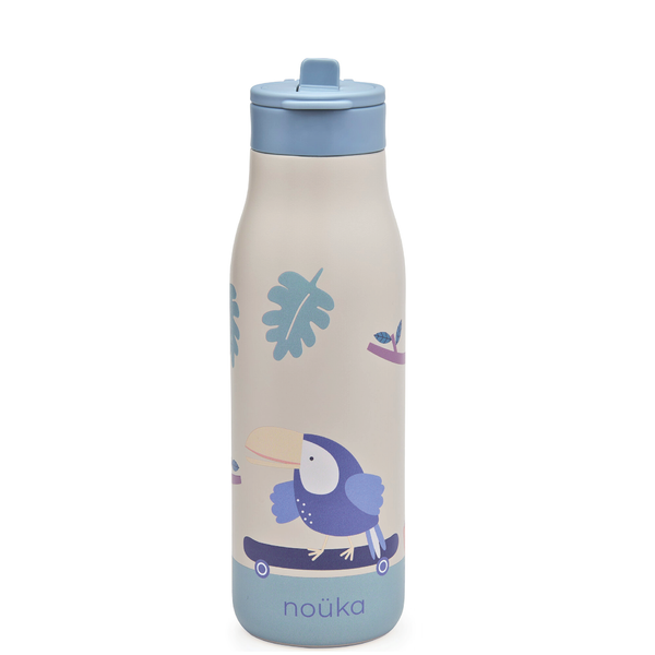 noüka Stainless Steel Drinking Bottle 16 Oz Daisy Collection - Kiko The Toucan
