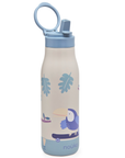Gourde en acier inoxydable noüka 16 oz Collection Daisy - Kiko le toucan