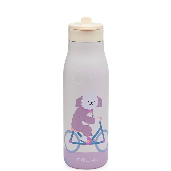 noüka Stainless Steel Drinking Bottle 16 Oz Daisy Collection - Milo The Dog
