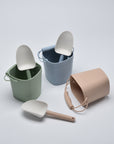 Seau et pelle en silicone noüka - Bleu lys