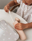 noüka Reusable Utensil Set & Carry Case - Soft Blush