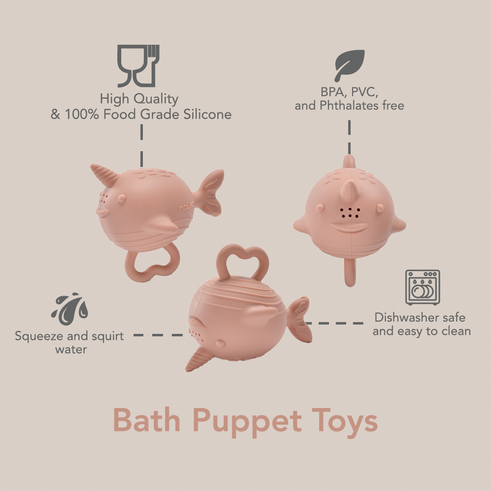 Ensemble de jouets de bain marionnettes noüka - Rêves aquatiques