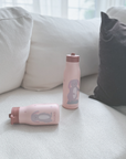 Gourde en acier inoxydable noüka 16 oz Collection Daisy - Pip le lapin