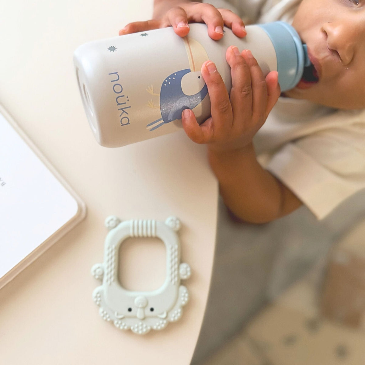 Jouet de dentition en silicone noüka - Roary le lion