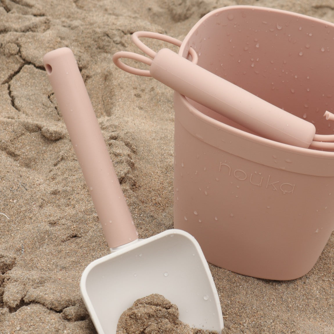 Seau et pelle en silicone noüka - Mousse