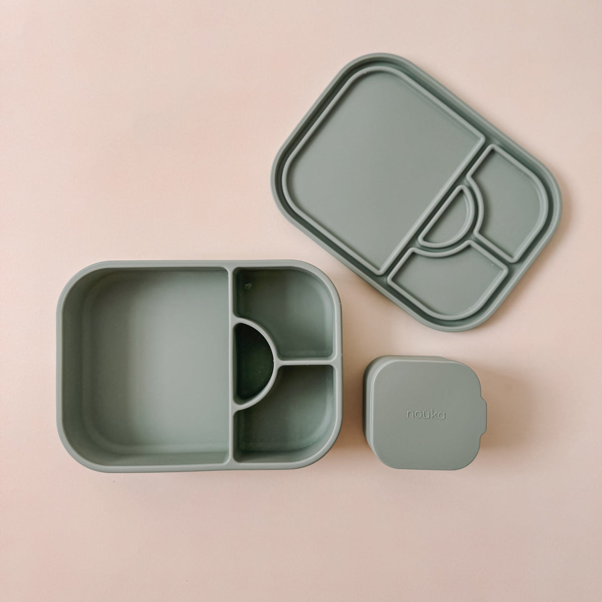 Boîte à lunch hermétique en silicone noüka Medium - Vague