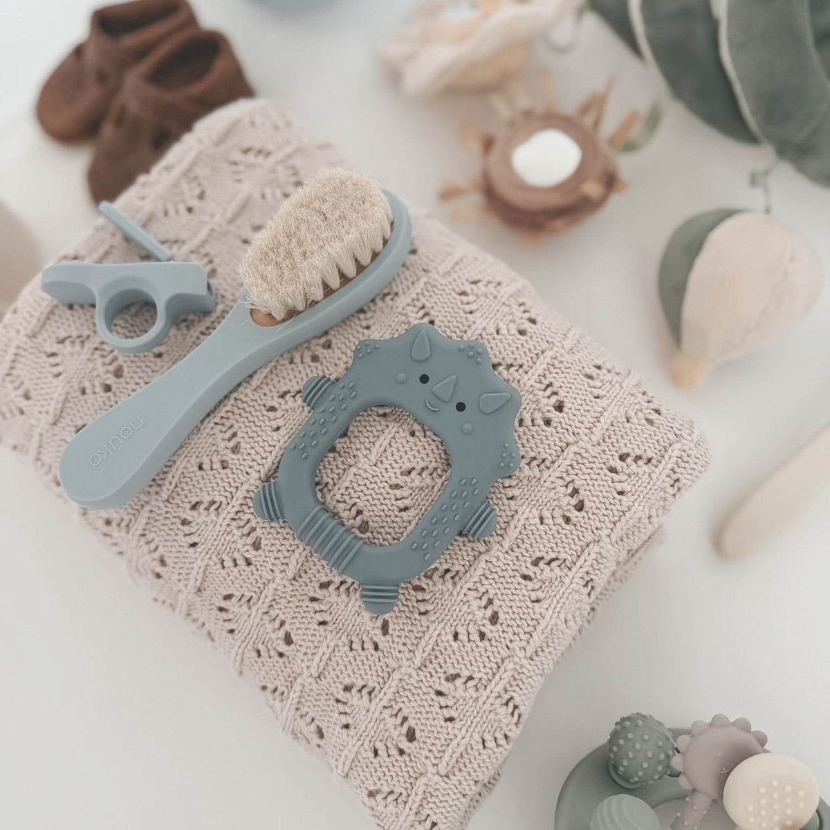 Anneau de dentition en silicone noüka - Ziggy le dino
