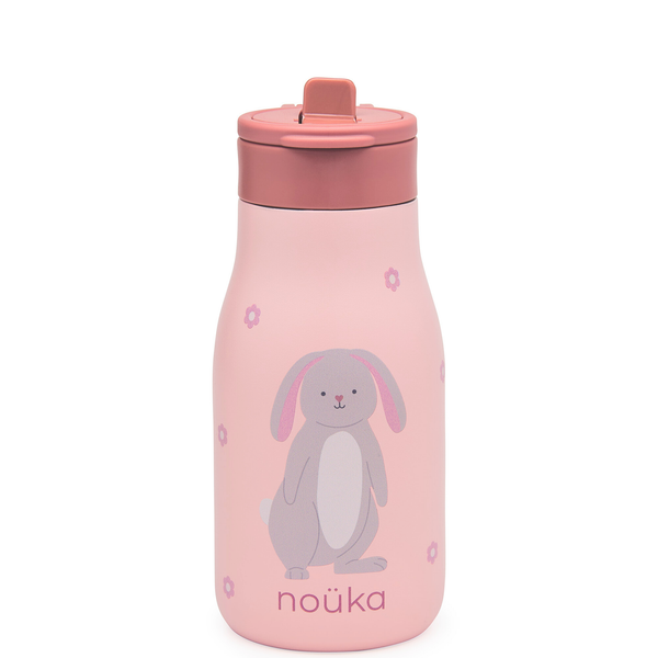 noüka Stainless Steel Drinking Bottle 10 Oz Lucie Collection - Pip The Rabbit