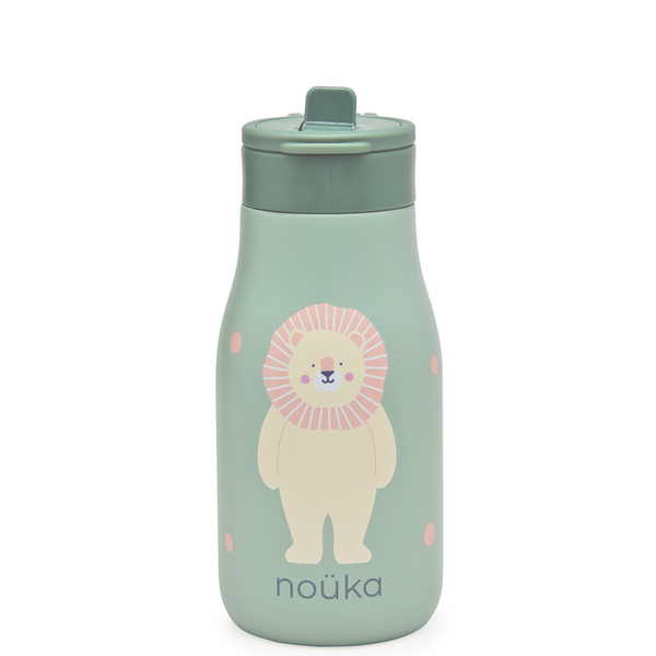 noüka Stainless Steel Drinking Bottle 10 Oz Lucie Collection - Roary-The Lion