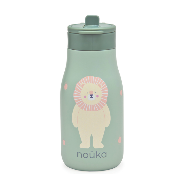 noüka Stainless Steel Drinking Bottle 10 Oz Lucie Collection - Roary-The Lion