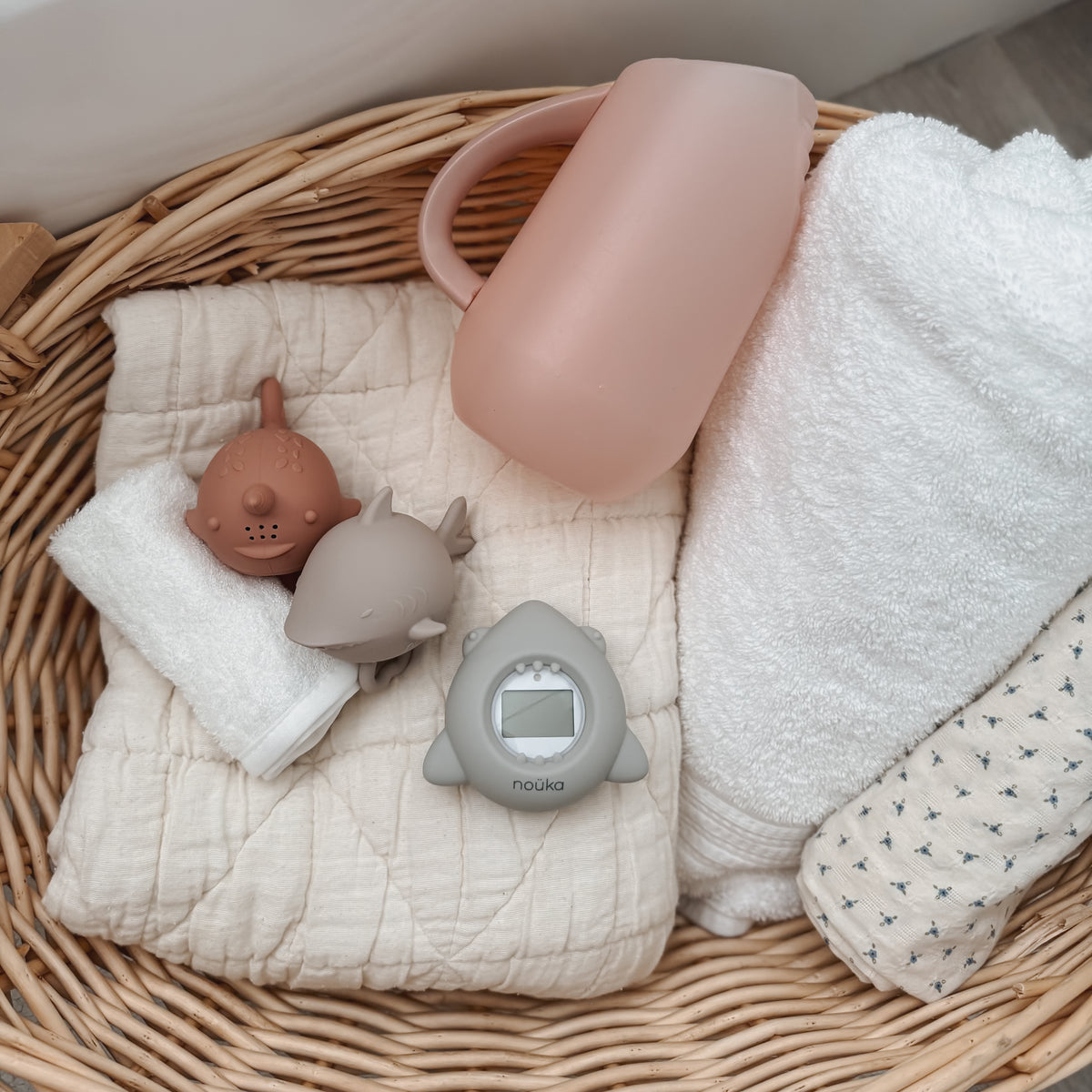 Thermomètre de bain pour bébé noüka Étoile de mer - Mousse