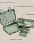 Boîte à déjeuner Bento noüka Design - Jardin