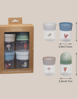 Kit de biberons et de conservation de lait noüka - Woodland