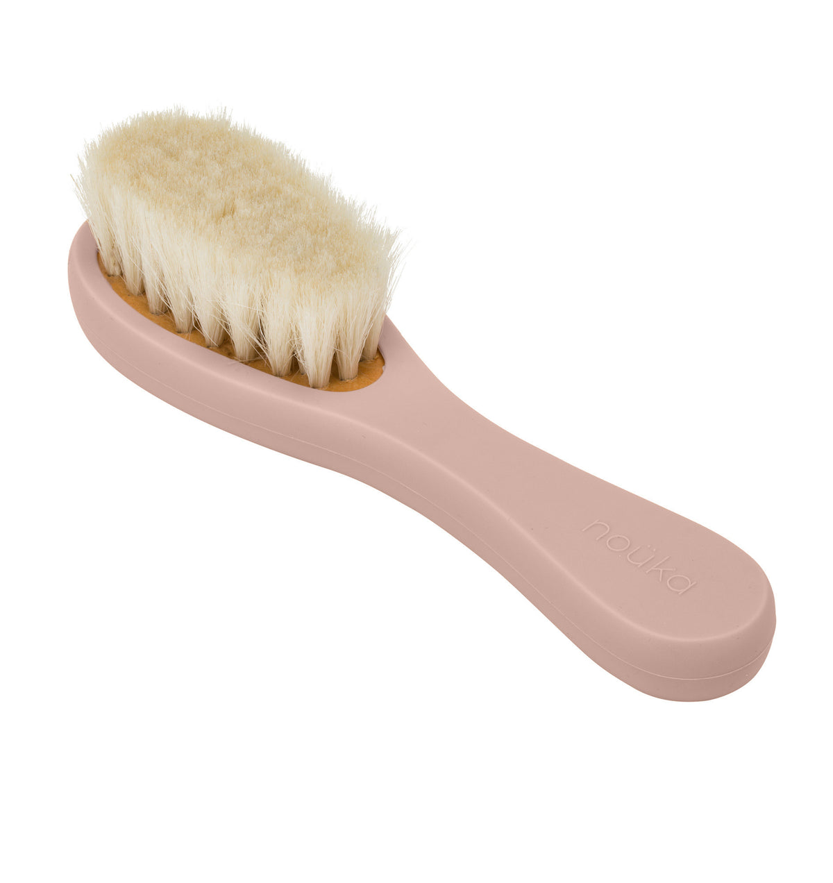 noüka Baby's First Hair Brush - Soft Blush