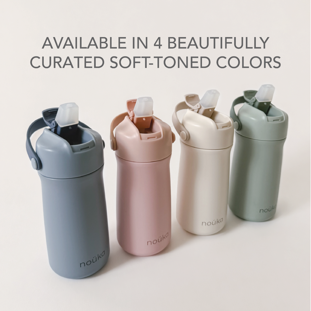 Gourde en acier inoxydable noüka 12 oz, collection Susan - Shifting Sand