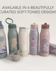 Gourde en acier inoxydable noüka 475 ml Collection Daisy - Roary le Lion