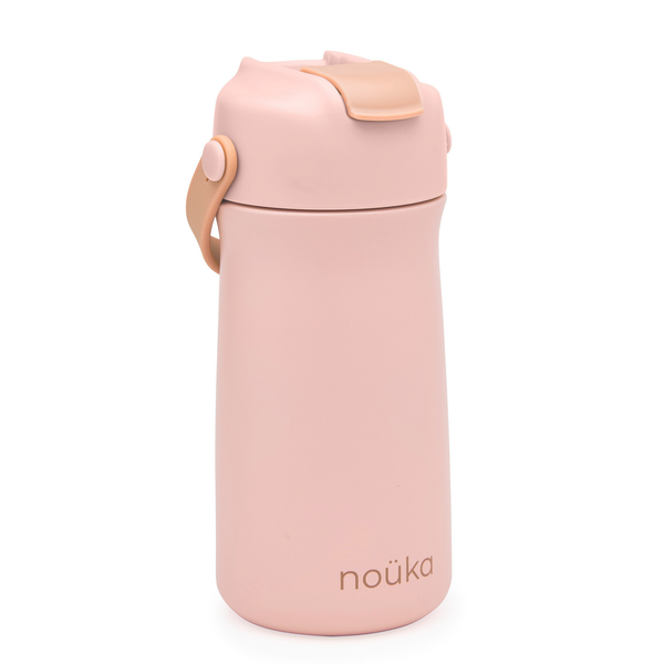 noüka Stainless Steel Drinking Bottle 12 Oz Susan Collection - Soft Blush