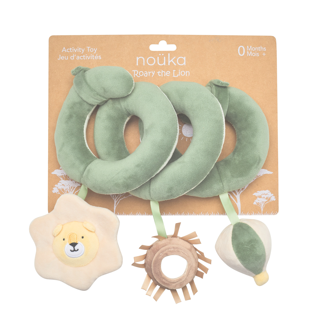 noüka Spiral Activity Toy - Roary the Lion