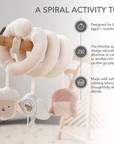 noüka Spiral Activity Toy - Roary the Lion