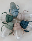 noüka Non-Spill Weighted Straw Cup 9 oz - Wave