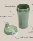 Tasse à bec rigide isotherme noüka 9 oz - Vague
