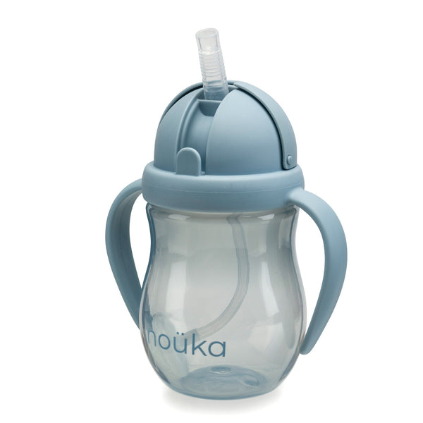 noüka Non-Spill Weighted Straw Cup 8 oz - Wave