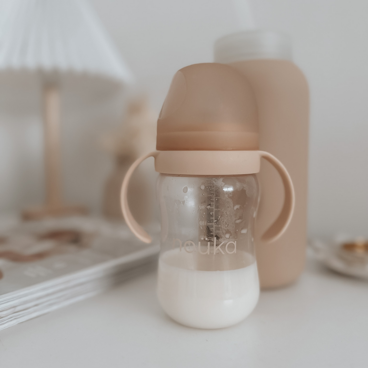 Biberon de transition/tasse à bec noüka 8 oz - Vague
