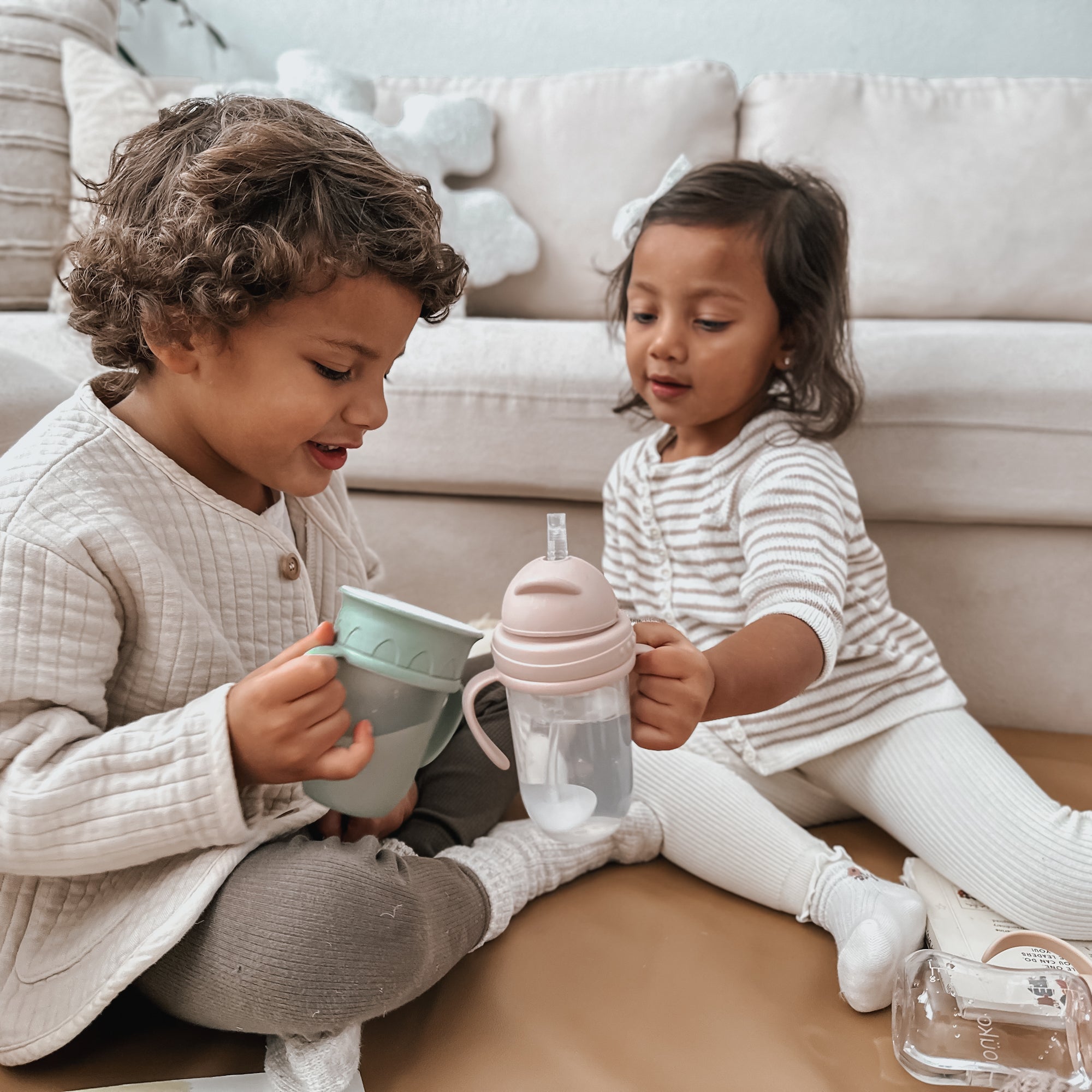 noüka Non-Spill Weighted Straw Cup 9 oz - Deep Ocean