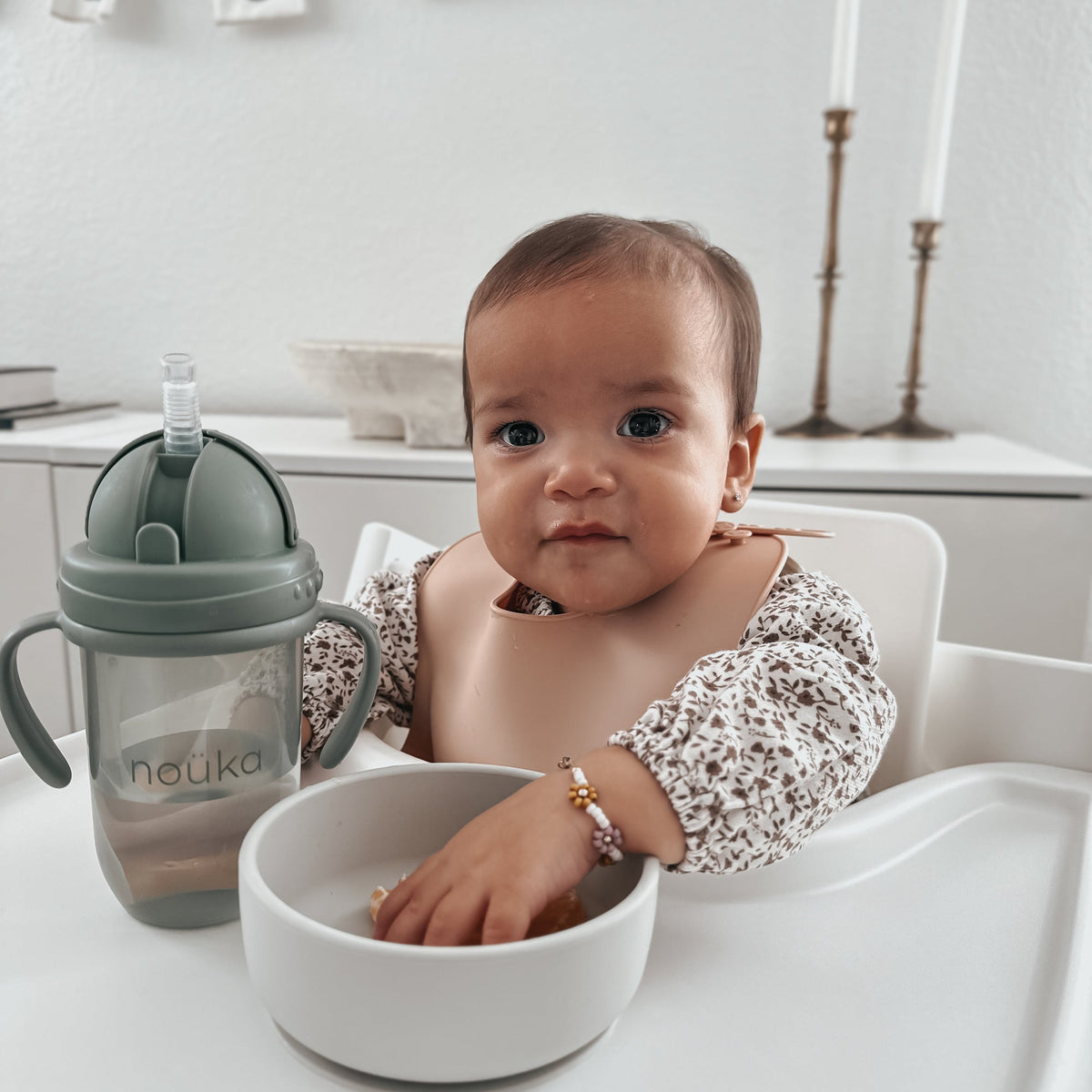 noüka Suction Bowl - Lily Blue