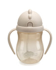 Gobelet à paille lestée anti-fuite noüka 8 oz - Sable doux