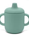 Gobelet d'apprentissage anti-fuite en silicone noüka - Agate