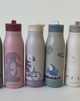 noüka Stainless Steel Drinking Bottle 16 Oz Daisy Collection - Willow The Goose