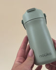 Gourde en acier inoxydable noüka 12 oz, Collection Susan - Vague