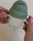noüka Non-Spill Weighted Straw Cup 9 oz - Wave